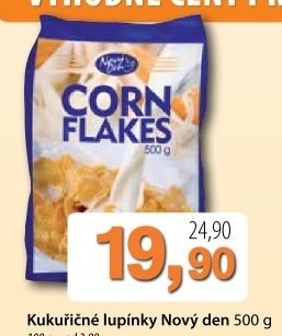 Lupinky kukuricne corn flakes novy den