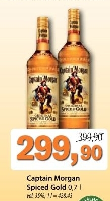 Rum spiced gold captain morgan