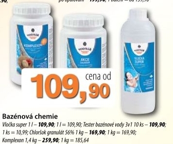 Chemie do bazenu vlocka super vodnar