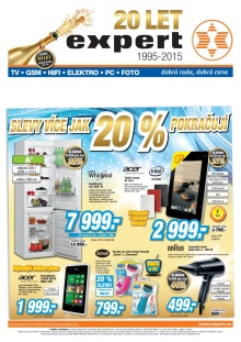 akční leták Expert elektro 18.6.2015-26.6.2015
