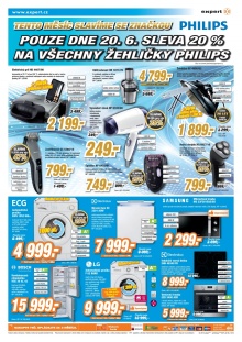akční leták Expert elektro 18.6.2015-26.6.2015