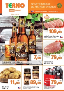 akční leták COOP 24.6.2015-30.6.2015