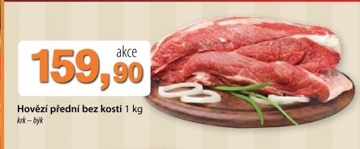 Hovezi predni bez kosti krk