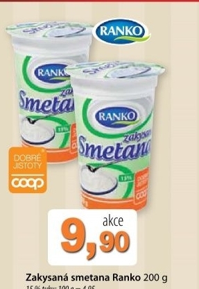 Smetana zakysana ranko 15
