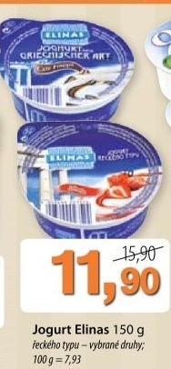 Jogurt recky ochuceny elinas