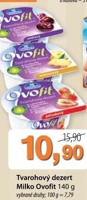 Dezert tvarohovy ovofit