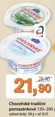 Tradicni pomazankove ochucene chocenske