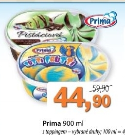 Zmrzlina ve vanicce prima