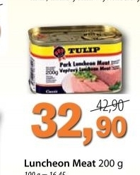 Luncheon meat tulip
