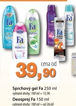Sprchovy gel fa