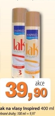 Lak na vlasy inspired by you