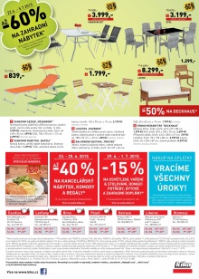 akční leták Kika nábytek 22.6.2015-5.7.2015