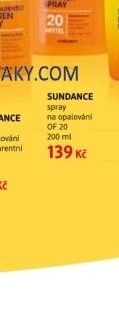 Mleko na opalovani of 50 sundance