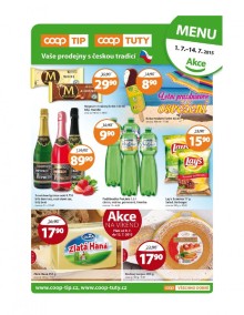 akční leták COOP 1.7.2015-14.7.2015