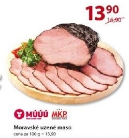 Maso moravske uzene maso uzeniny pisek