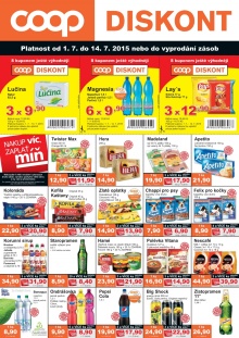 akční leták COOP 1.7.2015-14.7.2015