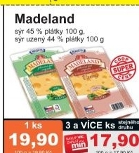 Syr madeland 45 madeta