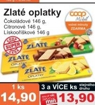Oplatky zlate opavia