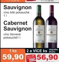 Vino sauvignon vinium velke pavlovice