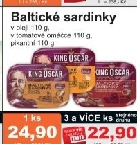 Sardinky balticke king oscar