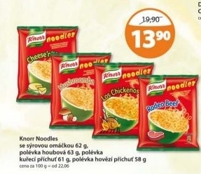 Polevka nudlova noodles knorr