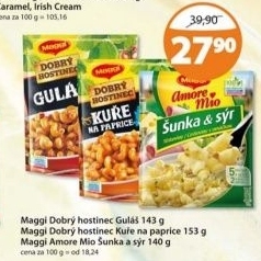 Jidla instantni dobry hostinec maggi