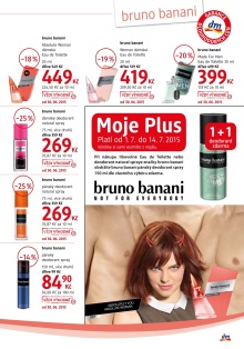 akční leták dm drogerie 1.7.2015-31.7.2015