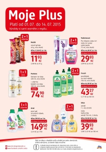 akční leták dm drogerie 1.7.2015-31.7.2015
