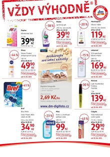 akční leták dm drogerie 1.7.2015-31.7.2015