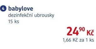Ubrousky vlhcene detske babylove