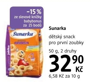 Snack detsky sunarka