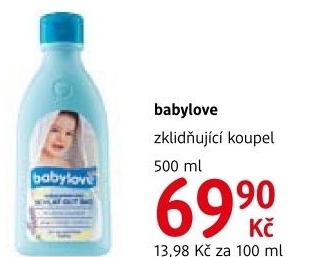 Koupel zklidnujici detska babylove