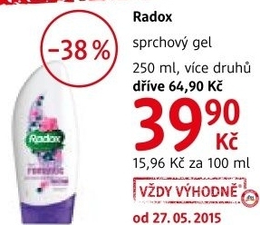 Sprchovy gel radox