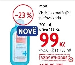 Pletova voda cistici mixa