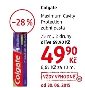 Pasta na zuby protection maximum cavity colgate