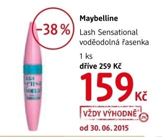 Rasenka lash sensational maybelline