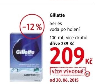 Voda po holeni series gillette