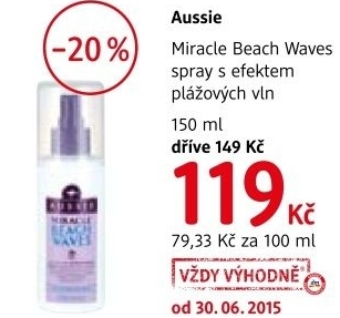 Sprej na vlasy miracle beach waves aussie