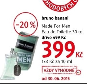 Toaletni voda panska made for men bruno banani