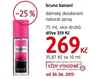 Deodorant parfemovany damsky bruno banani