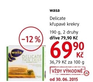 Chlebicky krupave tenke delicate wasa
