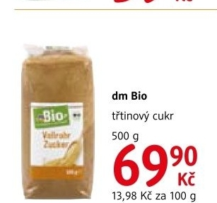 Cukr trtinovy dm bio