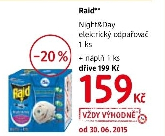 Strojek elektricky proti komarum a moucham raid