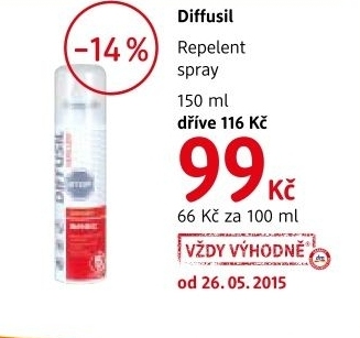 Repelent diffusil