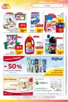 akční leták Teta drogerie 9.7.2015-18.7.2015