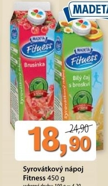 Napoj syrovatkovy fitness madeta
