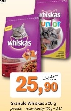 Granule pro kocky whiskas