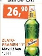 Pivo svetly lezak 11 zlatopramen