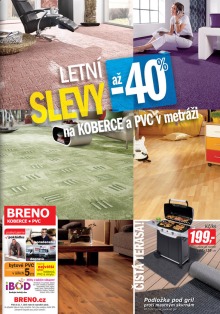 akční leták Breno koberce 1.7.2015-31.7.2015