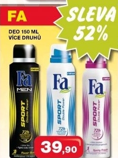 Deodorant sprej fa